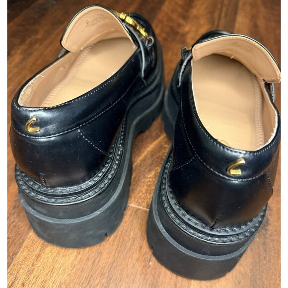 Circus Sam Edelman Brooklyn Chain Platform Loafers Chunky Lug Sole Size 9 EUC!! - Picture 3 of 6